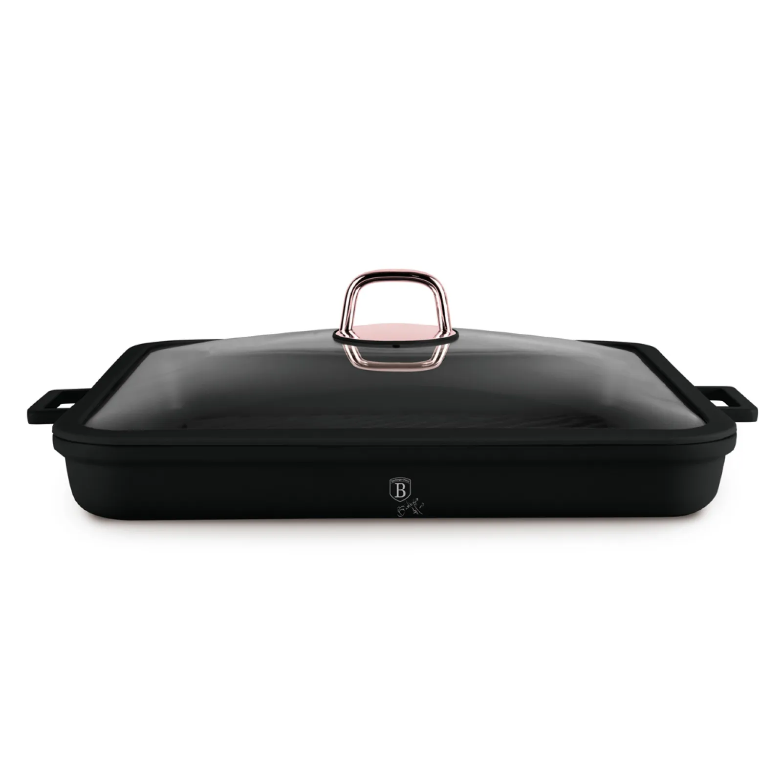 Quadratische Grillpfanne mit Deckel (34 cm)