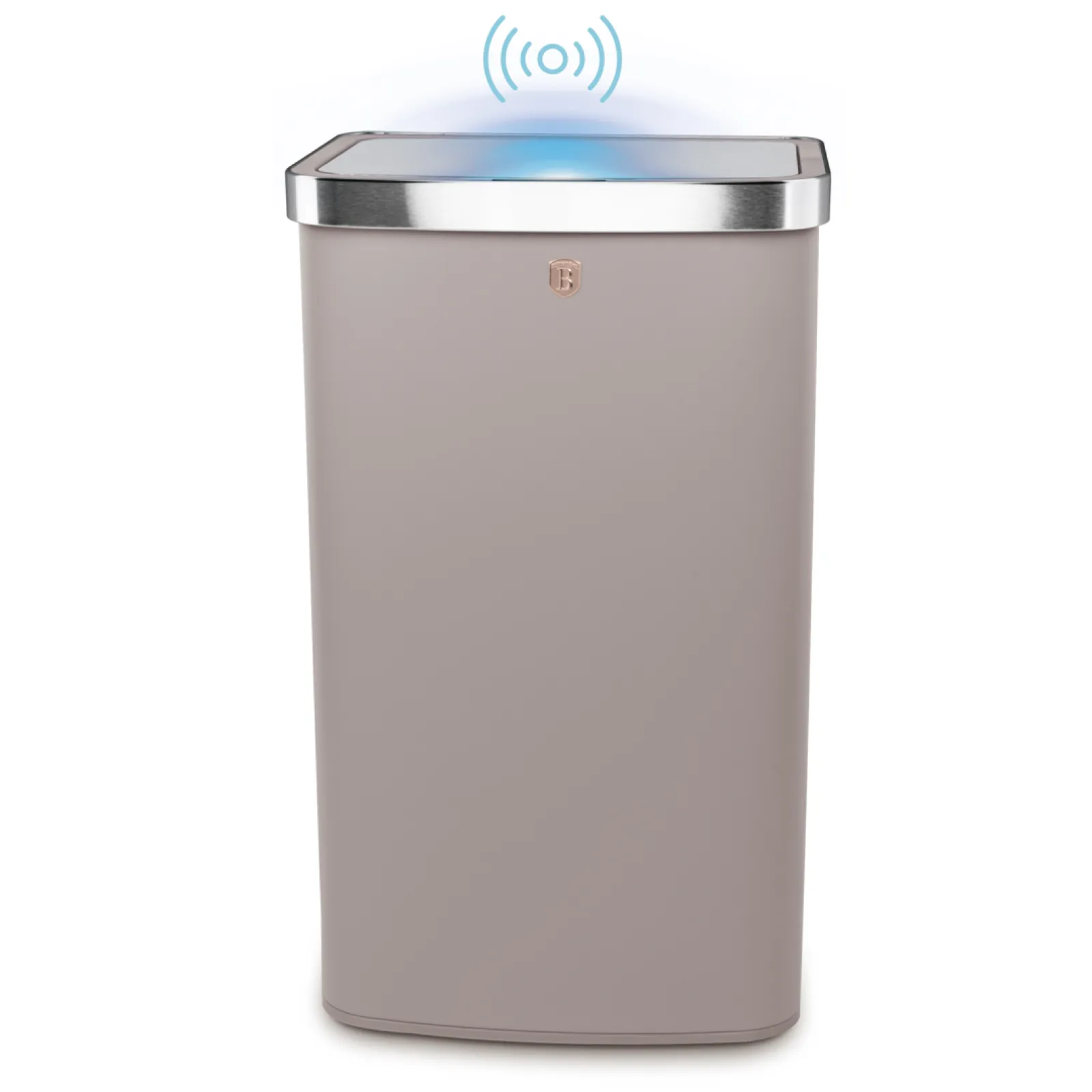 Sensor-Mülleimer (60 L) – Taupe Collection